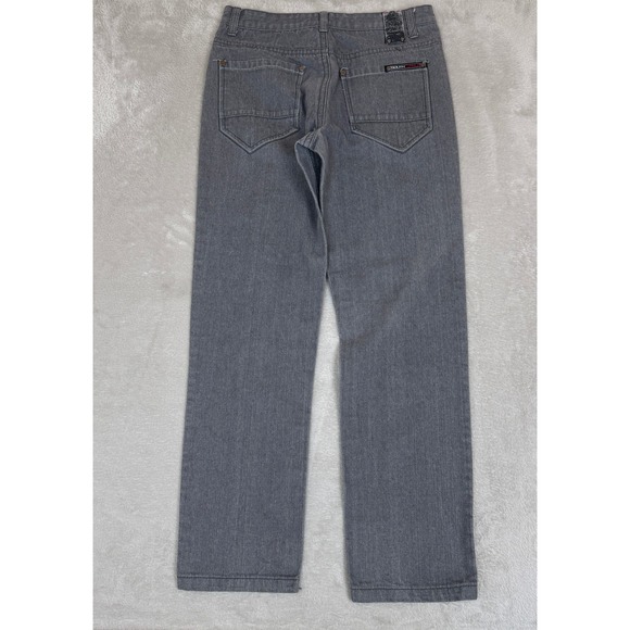 Vintage Southpole‎ Jeans Mens 34 Gray Preowned Denim Straight Leg Streetwear - Picture 2 of 10